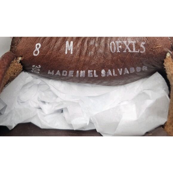 LL.L. Bean 0FXL5 Shoes Brown Leather Penny Loafers Men's 8M Slip-on Shoes - Picture 7 of 8